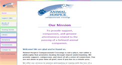 Desktop Screenshot of animalhospice.org